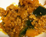 簡単15分♡ホクホクかぼちゃひき肉の煮物作り方14写真