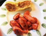 おにぎらず 魚肉ソーセージ&卵作り方2写真