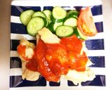 簡単♡ササミのチーズ焼き作り方6写真