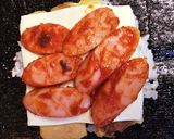 おにぎらず 魚肉ソーセージ&卵作り方6写真
