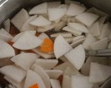 肉だしがっつり、食べるスープ！作り方1写真
