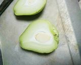 はやとうりのシャキシャキ炒め作り方1写真