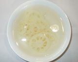 れんこんの梅肉ソースサラダ♪簡単梅肉あえ作り方2写真
