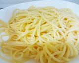 簡単♪明太子スパゲティ作り方1写真