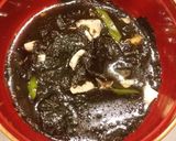 黒ごまたっぷり海苔スープ作り方2写真
