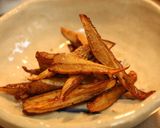カリカリ食感のゴボウの唐揚げ♪作り方10写真