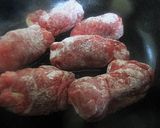 牛切落とし　巻いてトロトロおごちそう作り方4写真