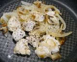 簡単！冷凍カボチャのカレークリーム炒め作り方4写真