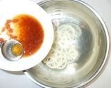 れんこんの梅肉ソースサラダ♪簡単梅肉あえ作り方6写真