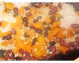 簡単★おいしい♪南瓜と小豆の炊き込みご飯作り方6写真