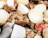 生姜香る♡里芋と牛肉の炒め物作り方3写真