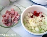 簡単ブランチ♪とろ～りチーズオムレツ作り方1写真