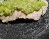 ワサビネギ塩で茹で鶏作り方5写真