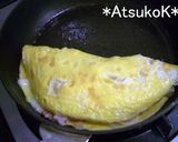 簡単ブランチ♪とろ～りチーズオムレツ作り方3写真
