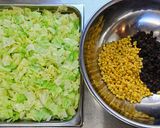 キャベツサラダ　給食作り方1写真
