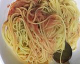【簡単】たらこ(明太子)スパゲティ♫作り方3写真