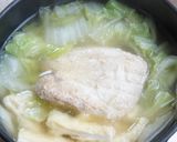 一人で簡単、かじきバター鍋作り方5写真