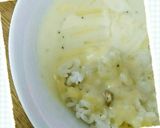 カルボナーラ ご飯に掛けて ～リゾット風作り方5写真