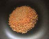 干しエビと韓国海苔のチャーハン作り方1写真