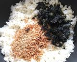 干しエビと韓国海苔のチャーハン作り方4写真