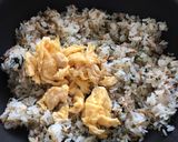 干しエビと韓国海苔のチャーハン作り方5写真