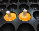 【江戸の味】たこ焼き器で作る　しめじ卵作り方4写真