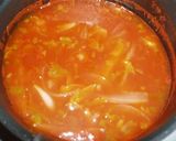 セロリとエビのトマトスープ作り方4写真