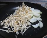 ごぼうと牛肉の柳川風作り方1写真