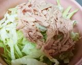 レンジで３分☆キャベツとツナの煮浸し風☆作り方1写真