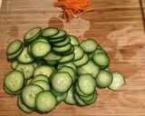誰でも出来る~カップもずく酢で簡単酢の物作り方1写真