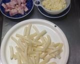 厚切りベーコンとポテトのチーズ炒め作り方1写真
