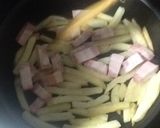 厚切りベーコンとポテトのチーズ炒め作り方5写真