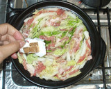 白菜と豚肉と生姜のミルフィーユ鍋♪簡単作り方5写真