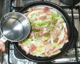 白菜と豚肉と生姜のミルフィーユ鍋♪簡単作り方6写真