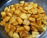 米粉で★アップルクランブル作り方3写真