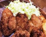 卵不要！ひとくち豚カツ作り方5写真