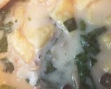 油揚げとほうれん草のもちかけシチュー♪作り方5写真