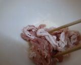 豚肉のマーマレードソース炒め作り方1写真