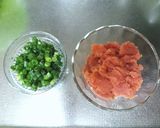 リメイク!ひじきの煮物と明太子のパスタ作り方2写真