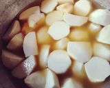 あごだしで里芋の煮っころがし作り方3写真