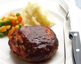 ヨーグルトマト牛バーグ作り方9写真