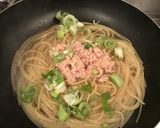ネギ盛り❤️和風ツナパスタ作り方3写真