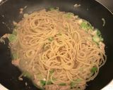 ネギ盛り❤️和風ツナパスタ作り方4写真