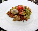 プリップリ薬膳牡蠣焼きそば作り方4写真