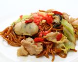 プリップリ薬膳牡蠣焼きそば作り方5写真