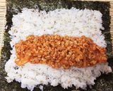 納豆キムチの太巻き作り方2写真