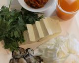 牡蠣キムチ鍋(굴김치찌개)。作り方1写真