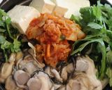 牡蠣キムチ鍋(굴김치찌개)。作り方3写真