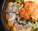 牡蠣キムチ鍋(굴김치찌개)。作り方4写真