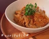 簡単♡うまぁーい！ガリバタ醤油de豚丼♡作り方4写真